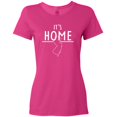 thumbnail image 3 of Inktastic It's Home- State of New Jersey Outline Women's T-Shirt, 3 of 5