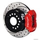 Wilwood Forged Dynalite P/S Park Brake Kit Drilled Red BOP Axle 2.75in Bearing 2.75 Offset main image 1