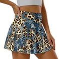 thumbnail image 3 of Xoenoiee Cowboy Leopard Print Pleated Tennis Skirts for Women High Waist Golf Skort with Built-in Shorts Breathable Athletic Skorts, 2XL, 3 of 6