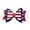C, variant on Star Stripe Bowknot Hair Clip Women Girl Patriotic Independence Day Barrette