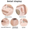 thumbnail image 3 of Latrodar Jewelry Box With Lock And Mirror Jewelry Organizer Storage Case With 2-Layers Display For Earrings Bracelets Rings Watches Pink Art&Crafts 7.4x3.6 I, 3 of 5