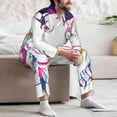 thumbnail image 7 of Hirioo Colorful Bulldog for Men's Pajama Sets 2 Piece Pjs Men's Long-Sleeved Pajama Set Button Down Sleepwear,S-XXL-X-Large, 7 of 7