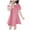 Pink, variant on yillto Girls Golf Dress Short Sleeve Ruffle Pleated School Uniform Summer Casual Activewear Causal Dresses