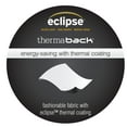 thumbnail image 4 of Eclipse Corinne Blackout Rod Pocket Single Window Curtain Panel, Black, 42 x 63, 4 of 5
