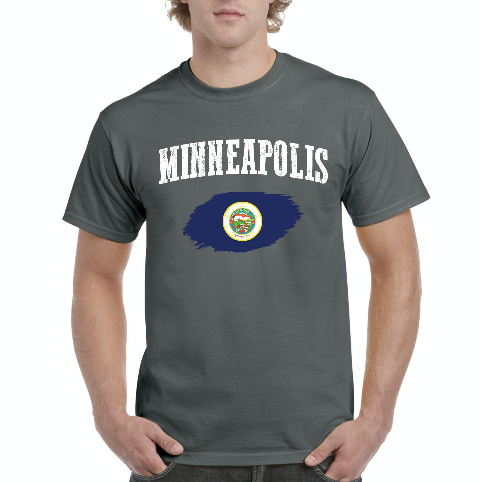 Minnesota Represent Kids T-shirt Minneapolis St Paul Baby Toddler Youth Tee