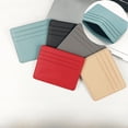 thumbnail image 1 of Estuche para tarjetas de gran capacidad Estuche para tarjetas pequeñas Estuche para múltiples tarjetas Tarjetero pequeño de cuero PU para mujer, 1 of 5