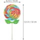 thumbnail image 4 of Lollipop Prop Large Rainbow Swirl Giant Candy Lollipop 16cm Fake Photography Prop For Weddings And Parties, 4 of 5