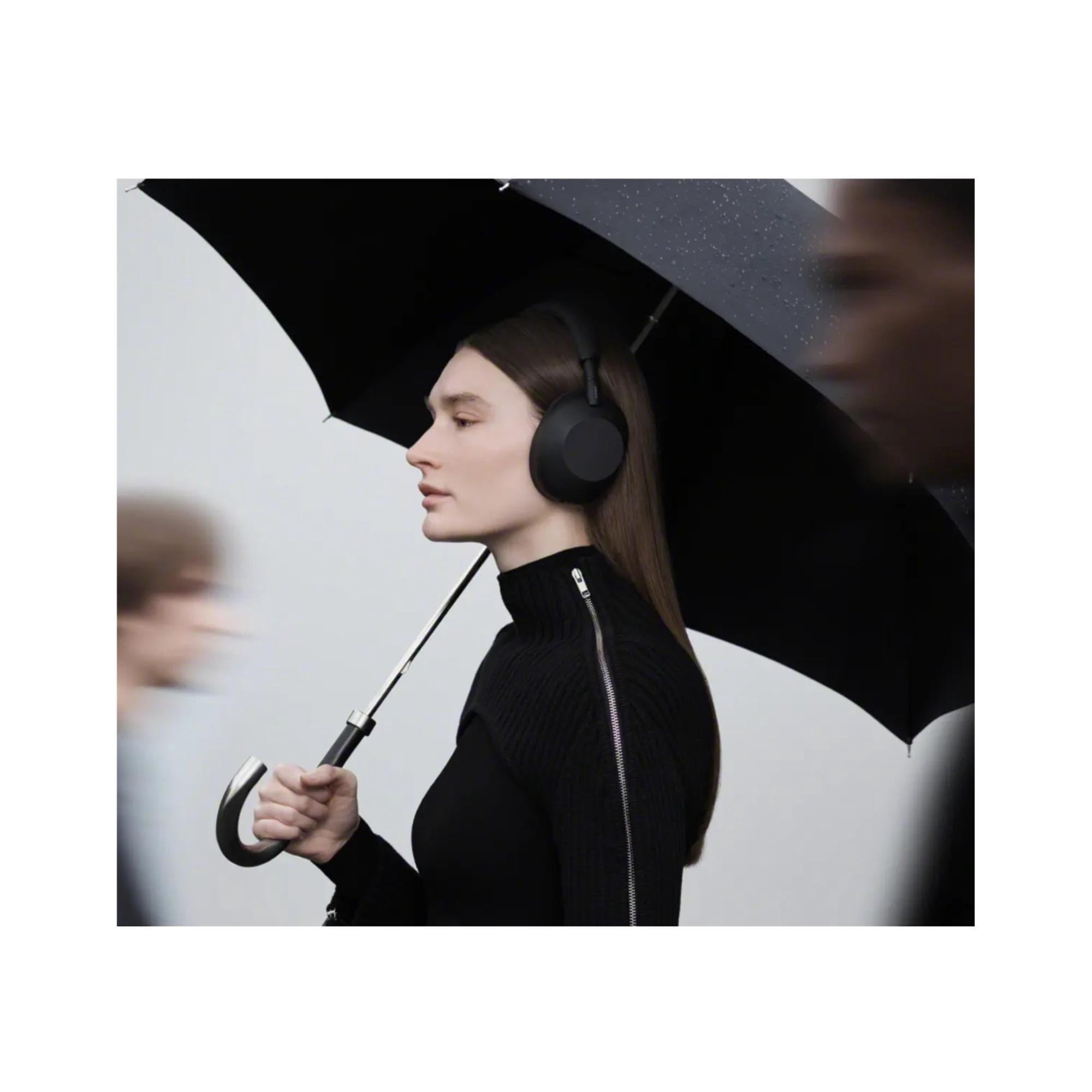 Sony WH-1000XM6 Wireless Noise-Canceling Headphones (Black) Bundle with Rechargeable Clamp-On Light (2 Items)