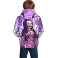 thumbnail image 4 of Demon Slayer Kamado Nezuko Kids' Hoodie 3D Print Sweatshirt Soft Pullover Hooded with Big Pockets Fans Gifts for Boys or Girls Small, 4 of 7