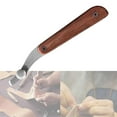 thumbnail image 3 of Abbracc Outil de Raclage de Bord en Cuir Réglable Professionnel en Acier Inoxydable et Bois, 3 of 7