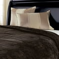 thumbnail image 2 of Sunbeam Electric Heated Plush Channeled Blanket, Dual Controls, Queen, Walnut, 2 of 4