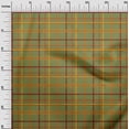 thumbnail image 2 of oneOone Cotton Poplin Light Green Fabric Madras Check Fabric For Sewing Printed Craft Fabric By The Yard 56 Inch Wide, 2 of 4