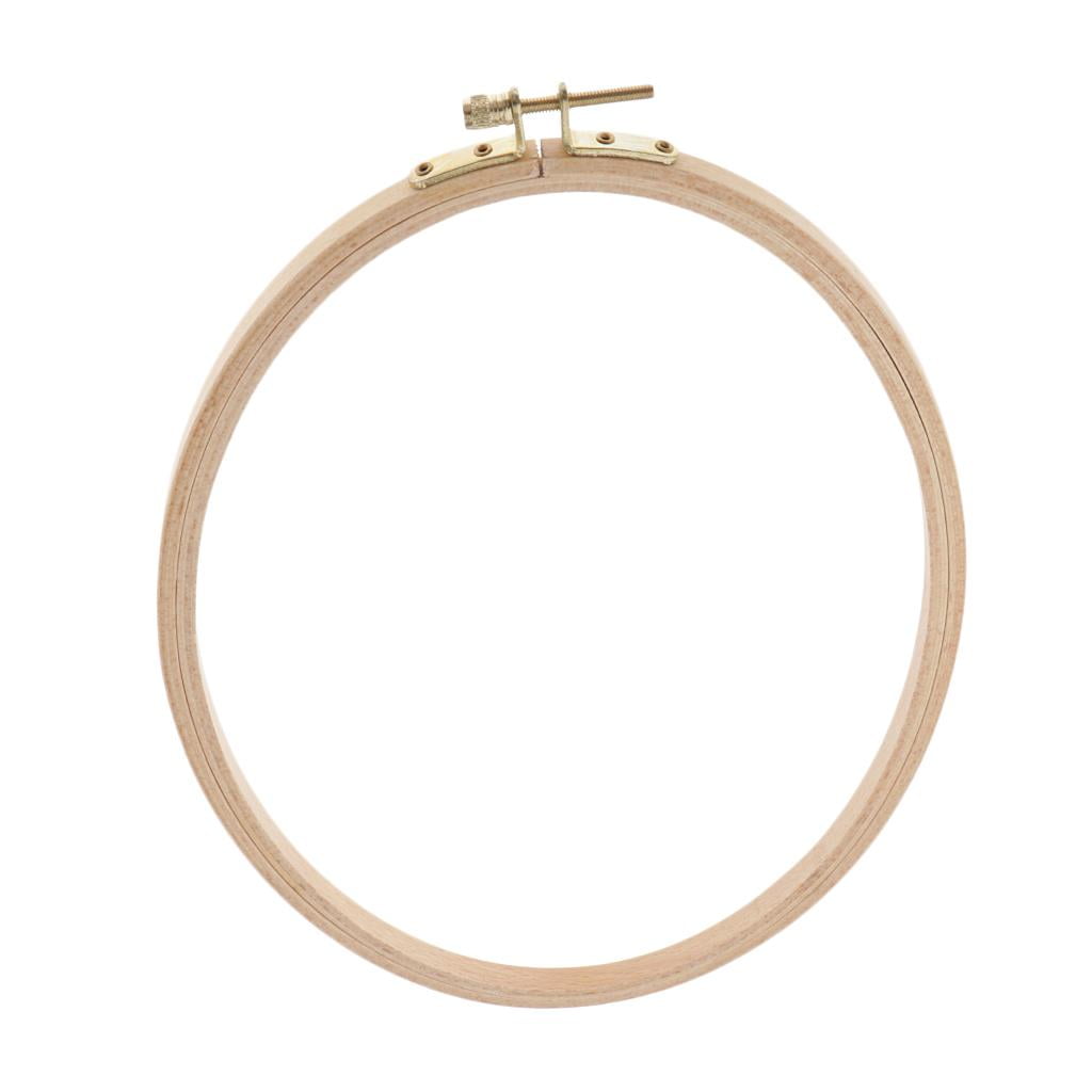 FVDPWYE 2Pack Embroidery Hoop Frame Natrual Wood Cross Stitch Hoop DIY Handmade Tool