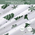 thumbnail image 4 of Twin Size Sheet Set Paisley Printed Bed Sheets for Single Bed Piece Microfiber Fitted Sheet with ” Deep Pocket & Straps Patterned Bedding Sheets & Pillowcase Set, 4 of 8