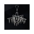 thumbnail image 1 of 1pc Creative Shape Hanger Socks Hanging Rack Bra Hanging Clips Panties Drying Shelf for Hotel Store, 1 of 6