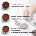 thumbnail image 2 of 53mm Tamper de Caf&eacute;, Distribuidor de Caf&eacute;, 2 en 1 Nivelador de Caf&eacute;, Nivelador de Caf&eacute; de Doble Cabeza, Profundidad Ajustable en Ambos Lados, Manipuladores, 2 of 7