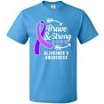thumbnail image 3 of Inktastic Alzheimer's Awareness Brave and Strong T-Shirt, 3 of 5