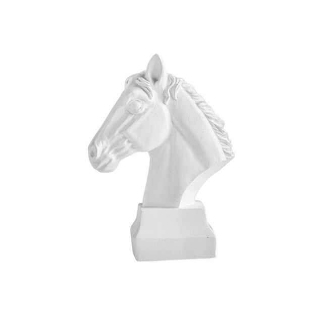 Horse Head Statue, Horse Decoration, Resin Animal Figurine Artwork
