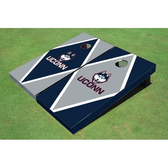 University of Connecticut "UConn" Alternating Diamond Cornhole Boards