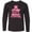 AB-Black, variant on Stomp out Breast Cancer with Pink Cowgirl Boots Long Sleeve Youth T-Shirt