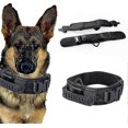 thumbnail image 1 of Large Tactical Dog Collar For Dog Training, Military Adjustable Nylon Dog Collar, Heavy Duty Metal Buckle With Handle a, 1 of 5