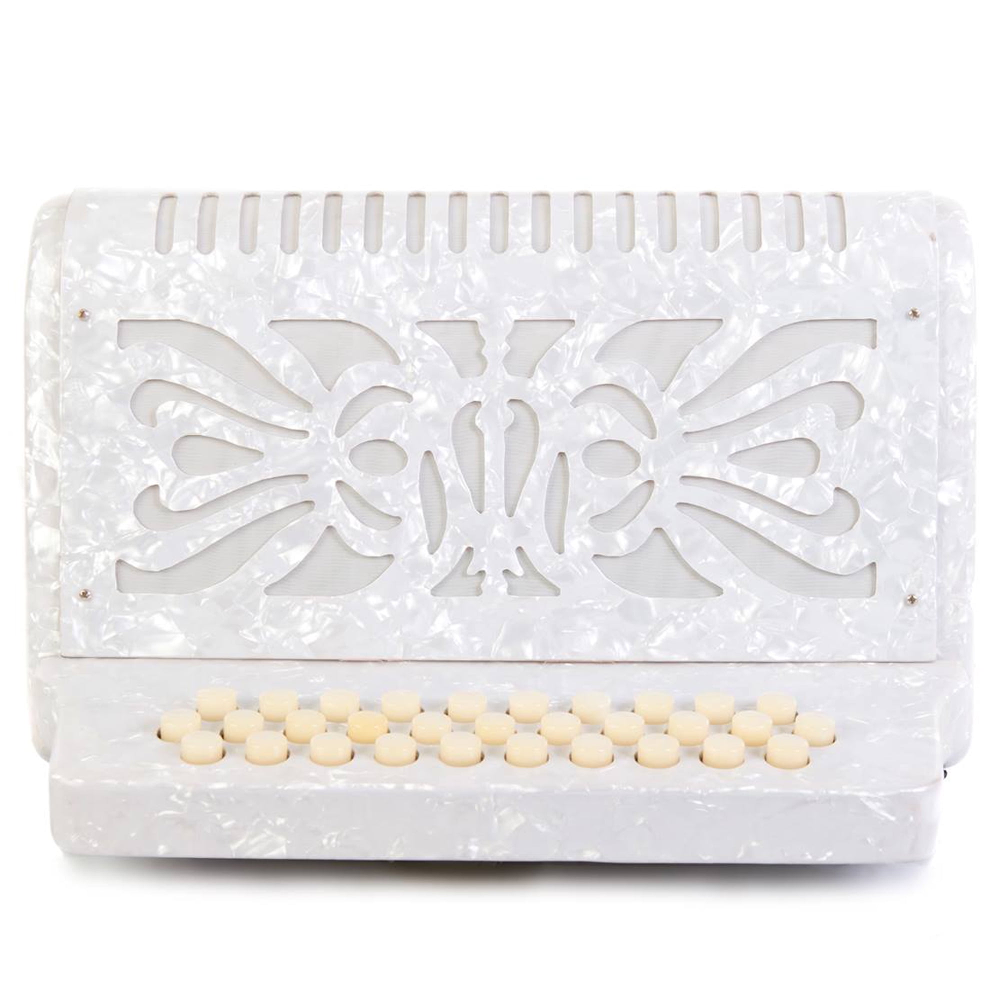 Rossetti 31 Button Accordion 12 Bass GCF, White