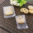 thumbnail image 4 of Self sealing translucent plastic bags, self adhesive packaging, frosted cellophane, jewelry, biscuits, gift and candy packaging (Translucent frosted,200pc 4x12cm-Use 4x9), 4 of 6