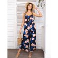 thumbnail image 4 of CALIPESSA Womens Summer Floral Print Wide Leg Cami Jumpsuits For Women Dressy, 4 of 5
