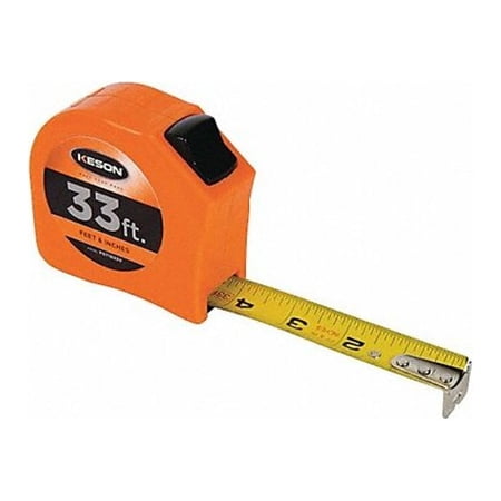 UPC: 0052837027996 | Keson Tape Measure 1 In x 33 ft Orange In./Ft. PGT1833V