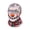 Gold, variant on Old Man Ski Mask, Novelty 3D Printed Balaclava, Festive Holiday Look Gear for Winter Outings, Funny Christmas Face Cover for Men and Women, for Cycling, Hiking & Winter Parties