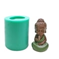 thumbnail image 2 of Riguas Fondant Mould 3D Buddha Shape Reusable High/Low Temperature Resistance Silicone Soap Candle Baking Mold for Kitchen, 2 of 8