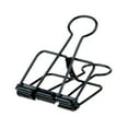 thumbnail image 2 of 20 Pieces Metal Paper Clip Electroplated Solid Color Home School Office File Replacement Home School Examination Papers Clips Accessories Black 32mm, 2 of 9