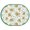 Sunflower Farmhouse, variant on Oval Table Cloth Red Flower,Wrinkle Free Table Cover with Polyester,Waterproof Reusable Tablecloth for Kitchen Picnic Party (Oval,54x72inch)