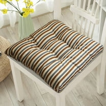 RnemiTe-amo Stripe Square Chair Pad Seat Cushion,Indoor Outdoor Chair Cushions or Home Office and Patio Garden Furniture Decoration, 22x22 Inch