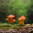 thumbnail image 3 of topjuju 21 Pcs Fairy Garden Accessories, Mini Resin Mushroom Figurines, Cute Tiny Various Mushroom for DIY Home Outdoor Micro Landscape Terrarium Ornaments, 3 of 8