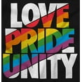 thumbnail image 2 of Love Pride Unity Gay LGBT Rainbow Hoodie Sweatshirt Women Men Brisco Brands S, 2 of 6