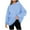 Light Blue, variant on QQAMB Womens Hoodies Oversized Plus Size Solid Color Drawstring Fall Winter Pullover Sweatshirts with Pockets