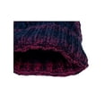 thumbnail image 3 of Top Headwear Womens Winter Knit Beanie Hat Stripe Pom, Navy/ Hot Pink, 3 of 3