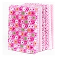 thumbnail image 4 of 7 Pcs Tissu en Coton Floral Coloré Imprimé de Quartiers Généreux Multicolore Couture*Courtepointe Style Mixte Tissu Tissage Uni Patchwork Ensemble de Fournitures pour la Maison Rose, 4 of 8