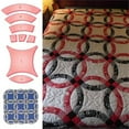 thumbnail image 1 of TIMIFIS Home Decor Crazy Fan Quilt Template Cutting Ruler Set8PCS,Fan Shaped Quilt Sewing Ruler DecorFall, 1 of 6