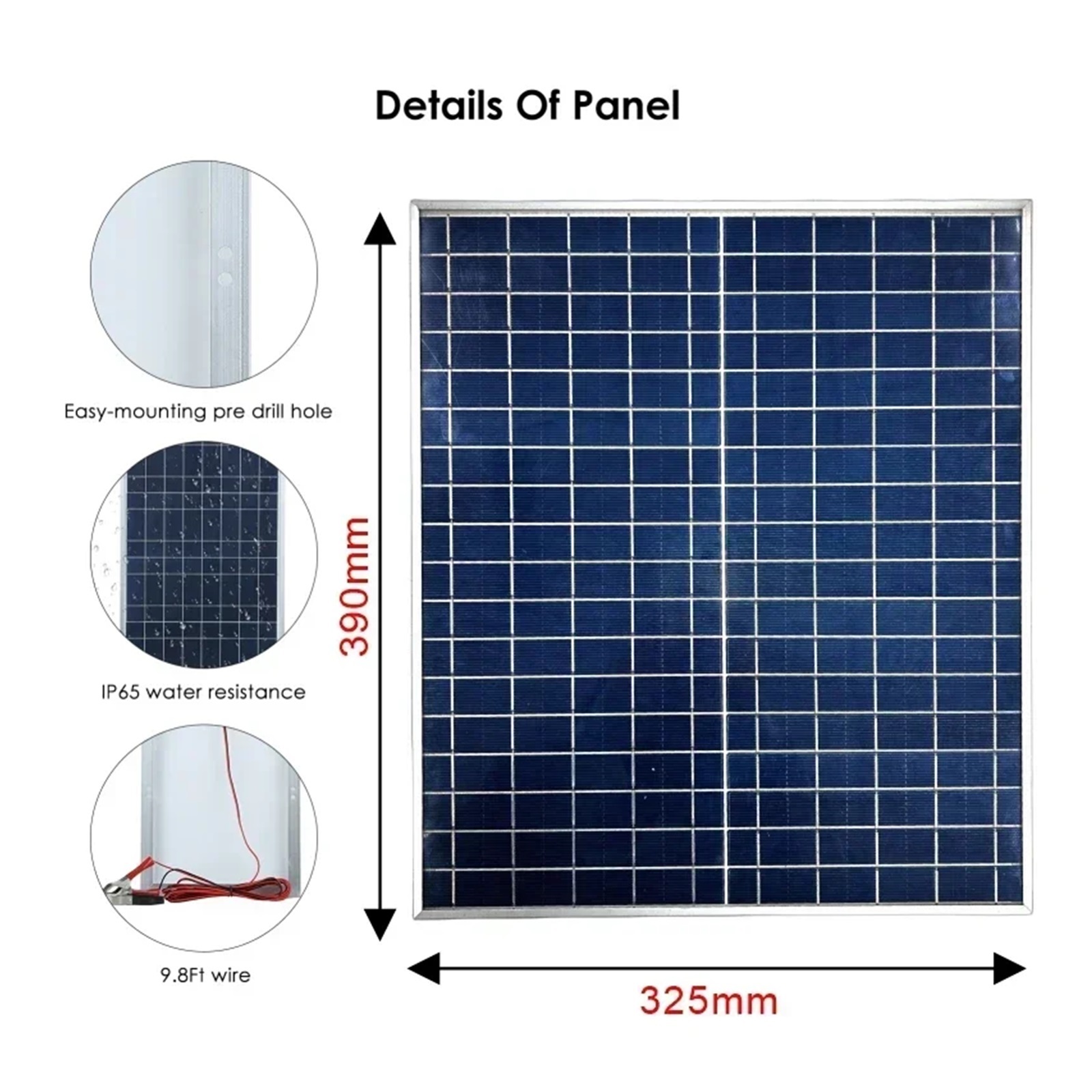 Solar panel 500W 1000W Solar Panel Kit 12V Polycrystalline Power Portable Power generation system