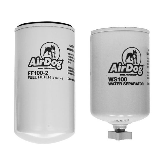 Paquete combinado de filtros AirDog, prefiltro WS100 y Fuel FF100-2