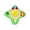 Green, variant on Dog Snuffle Mat, Interactive Enrichment Foraging Pad for Sense of Smell Training and Slow Feeding, Soft Fleece, Green