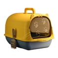 thumbnail image 2 of Enclosed Cat Litter With Litter Pads For Indoor Cats Odor Control Privacy Tray, 2 of 5
