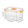 thumbnail image 3 of Ovzne Food Grade Preservation Box Home Refrigerator Safe Storage Of Vegetables And Fruit Microwaveable Sealed Preservation Box To Help On Clearance, 3 of 6