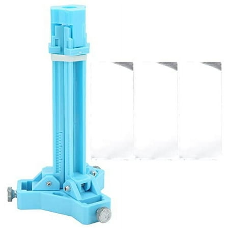 Fletching Jig 3D Fletching Jig Adjustable Clear Scale Portable Fletching Bonding Tool for 3.6-10mm Shafts(Blue)