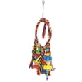 thumbnail image 2 of Colorful Bird Swing Toy, Safe Space Saving Relieve Boredomm Release Instinct Bird Swing Toy  For Birds, 2 of 8