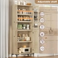 thumbnail image 7 of Elegant 5-Tier Cabinet with Frosted Glass Doors | Adjustable Storage for a Clutter-Free Kitchen, Bathroom or Dining Room, 7 of 7