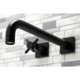 thumbnail image 3 of Kingston Brass KS6050DX Concord Two-Handle 3-Hole Wall Mount Roman Tub Faucet in Matte Black, 3 of 7