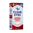 Clear Eyes Maximum Red Eye Relief Lubricant Eye Drops, 0.5 fl oz